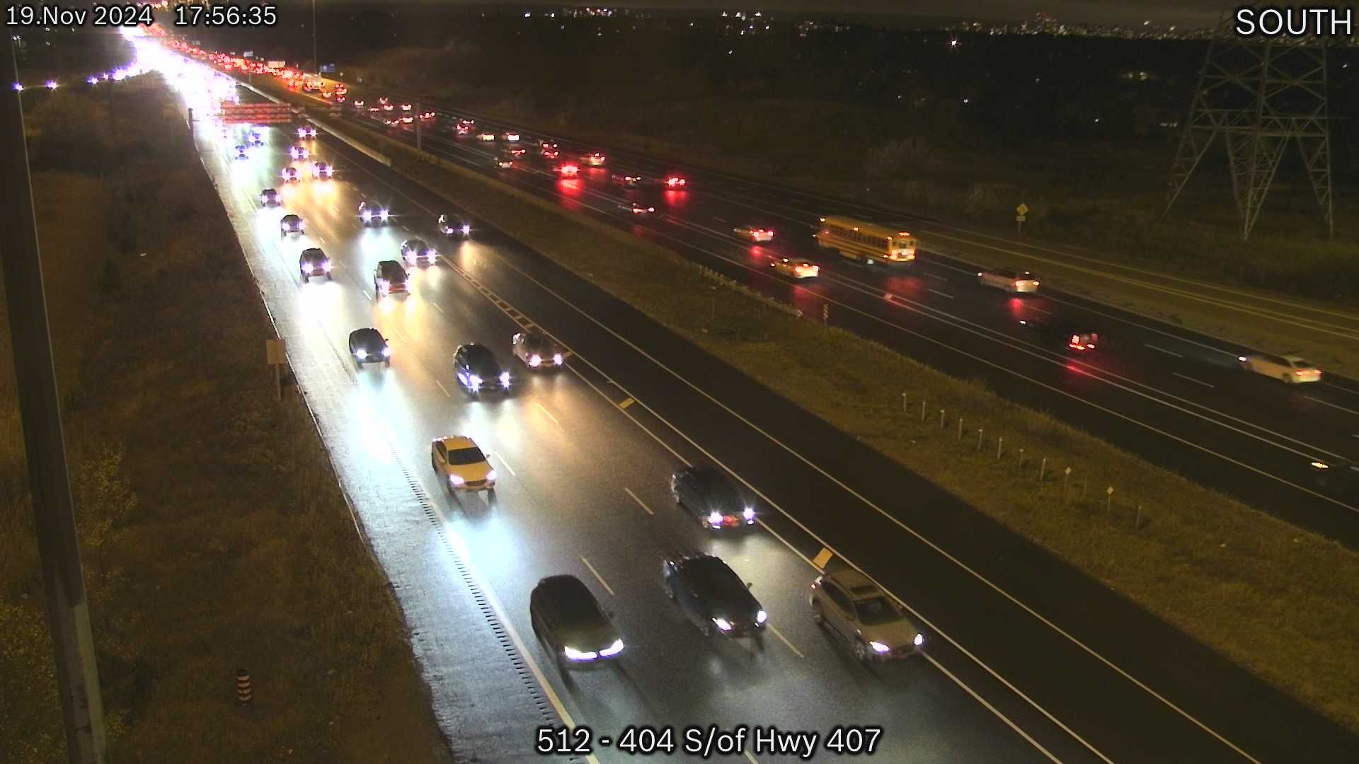 Markham: Highway 404 Near Highway 407