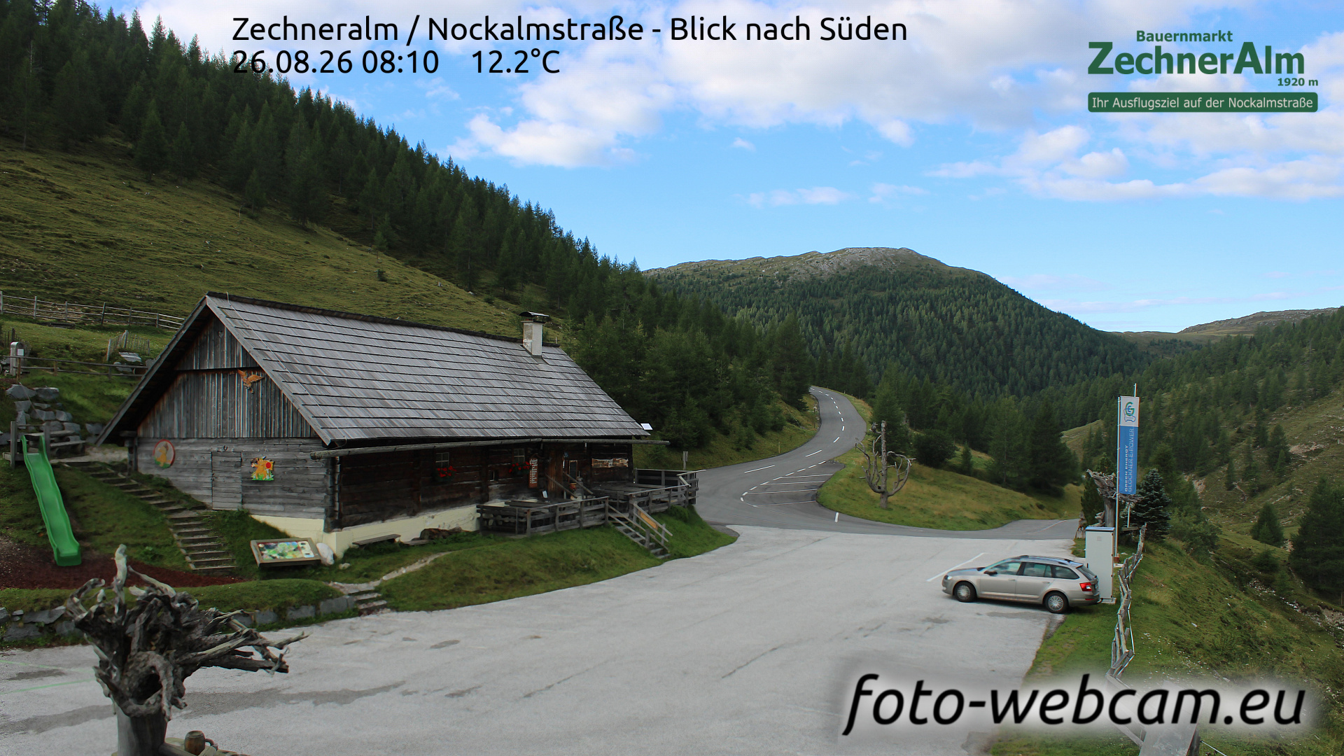 Webcam Innerkrems: HD Panorama Zechneralm