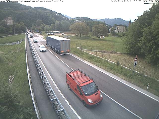 Webcam Pergine Valsugana: SS 47, San Cristoforo