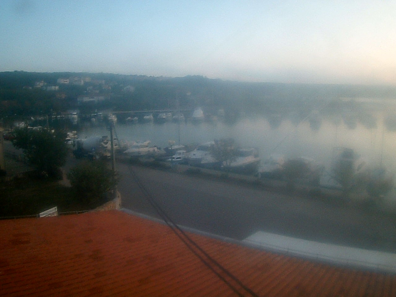 Webcam Klimno (Krk): View over the Port