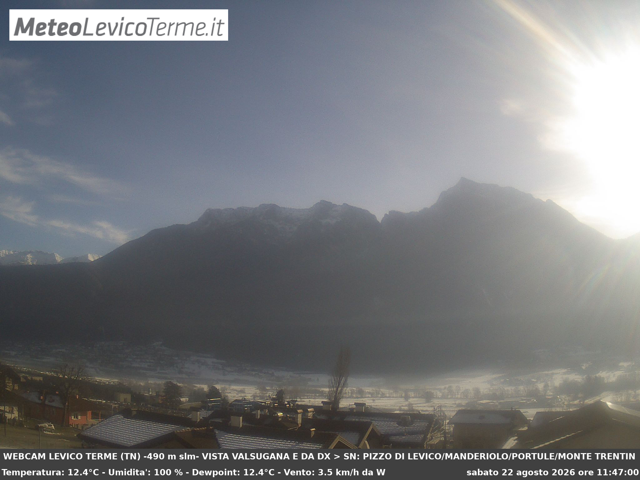 Webcam Levico Terme: Meteo Levico Terme