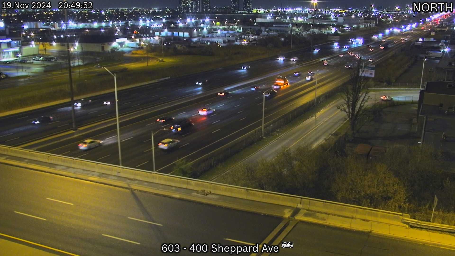 North York: Highway 400 near Sheppard Avenue