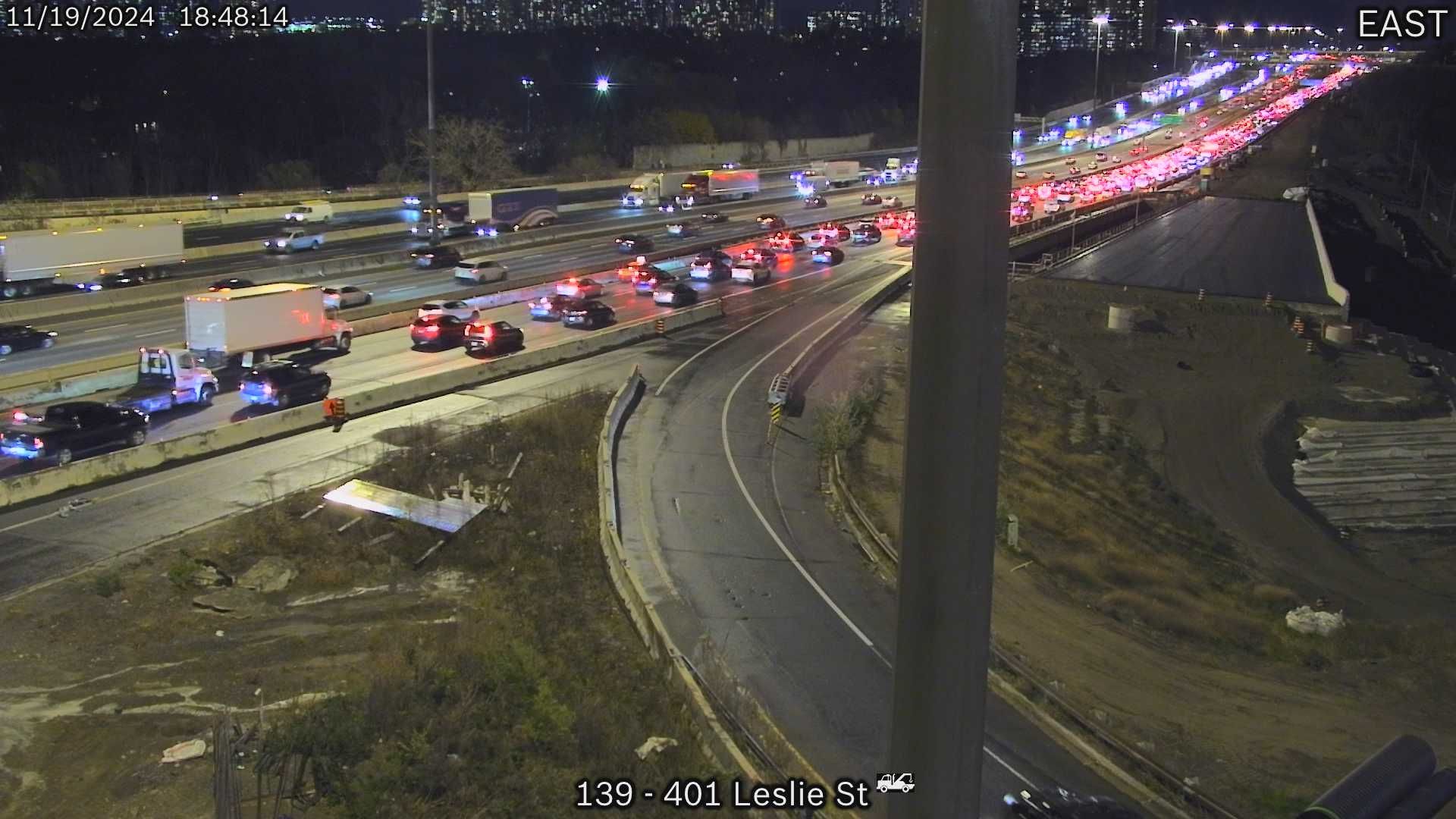 Toronto: Highway 401 near Leslie Street