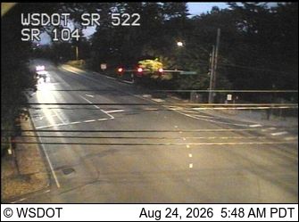 Lake Forest Park: SR 522 at MP 5.8: Ballinger Way (SR 104)