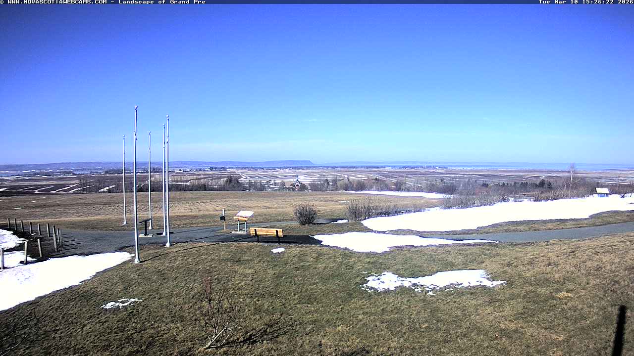 Webcam Grand Pré: Landscape of Grand Pré