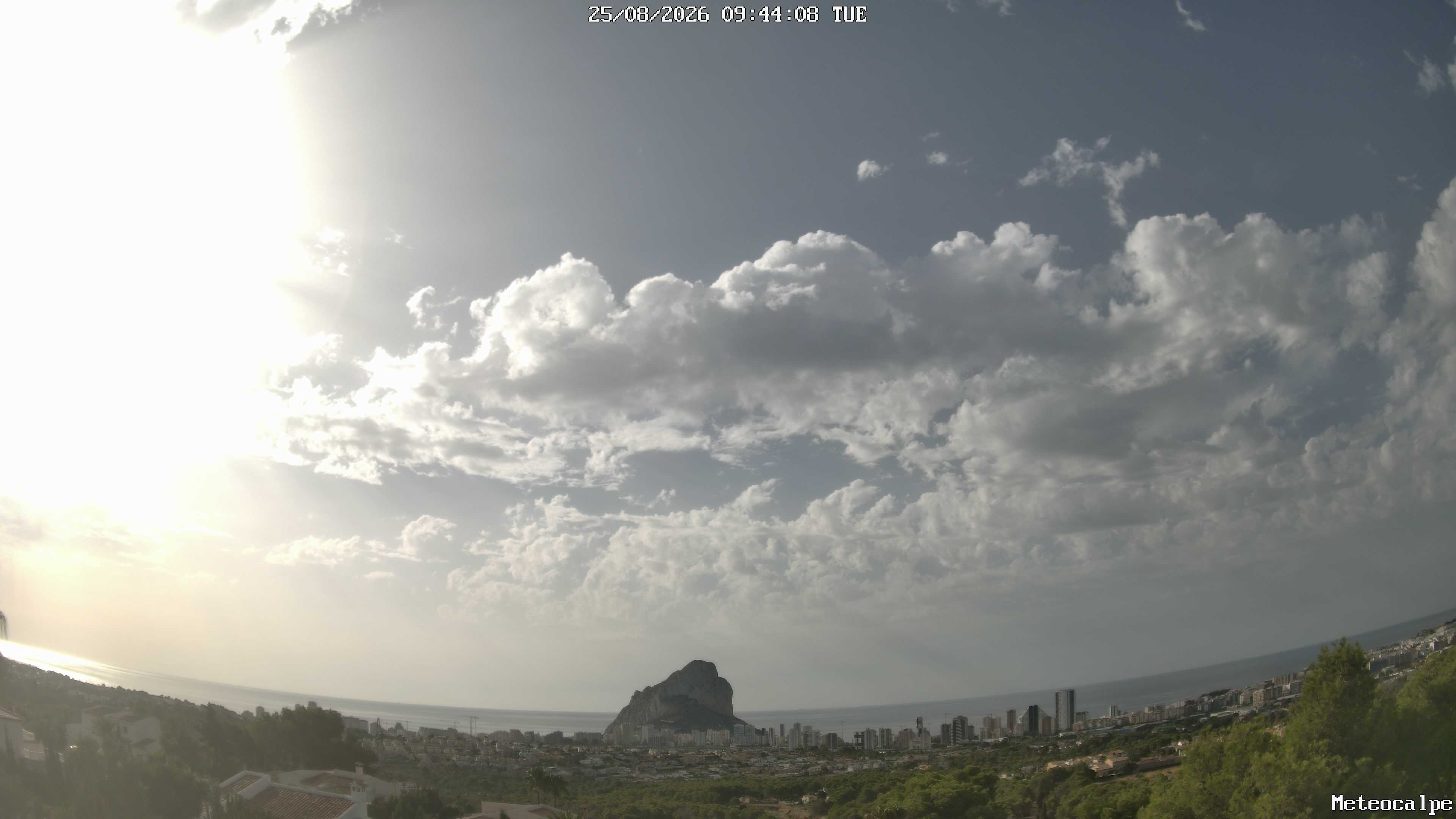 Webcam Calpe: View over Calpe