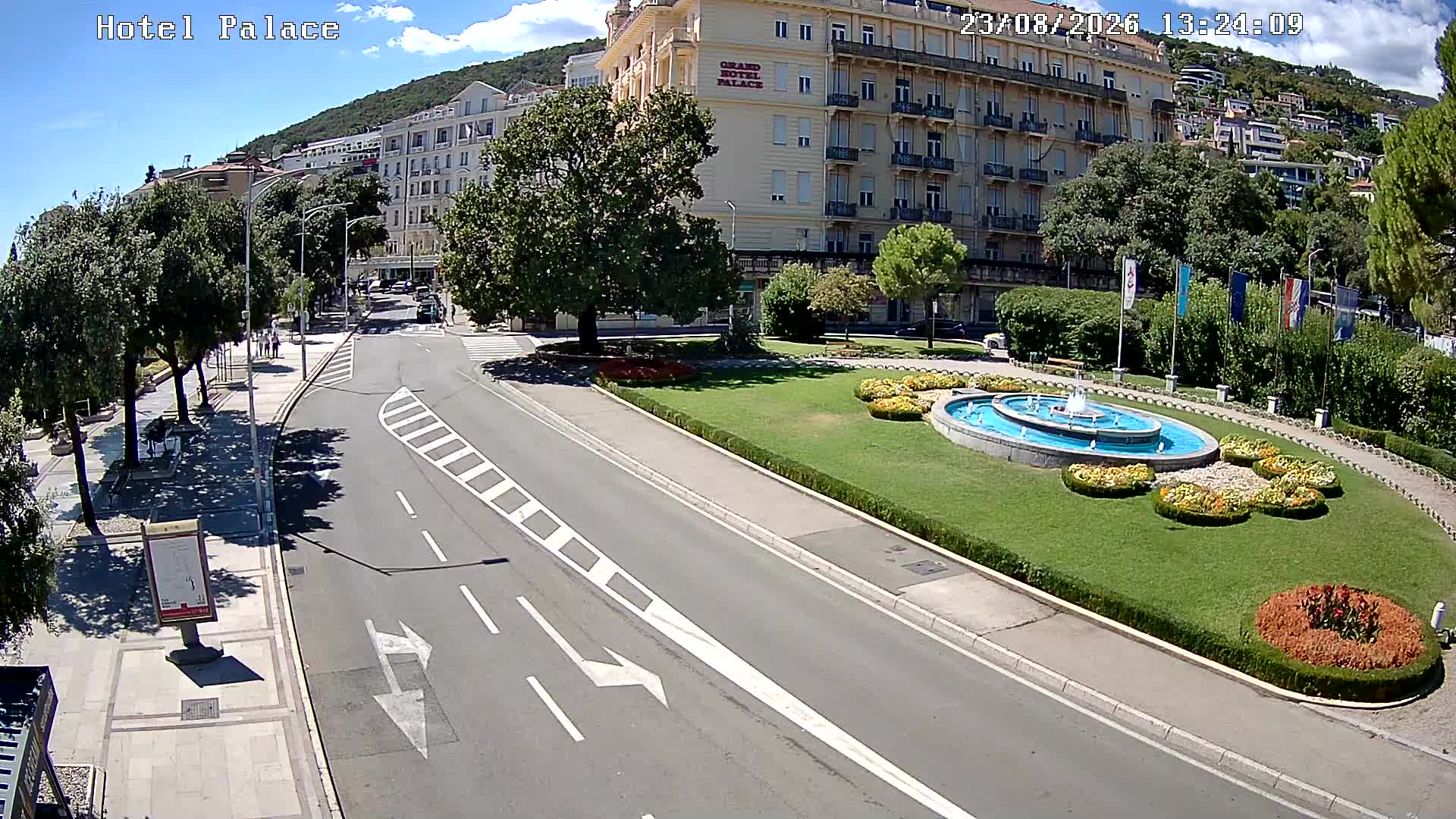 Webcam Opatija: Hotel Palace Bellevue