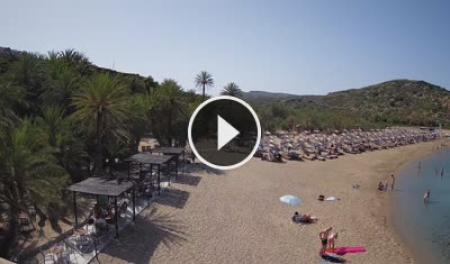 Webcam Agia Galini (Crete): Beach of Agia Galini