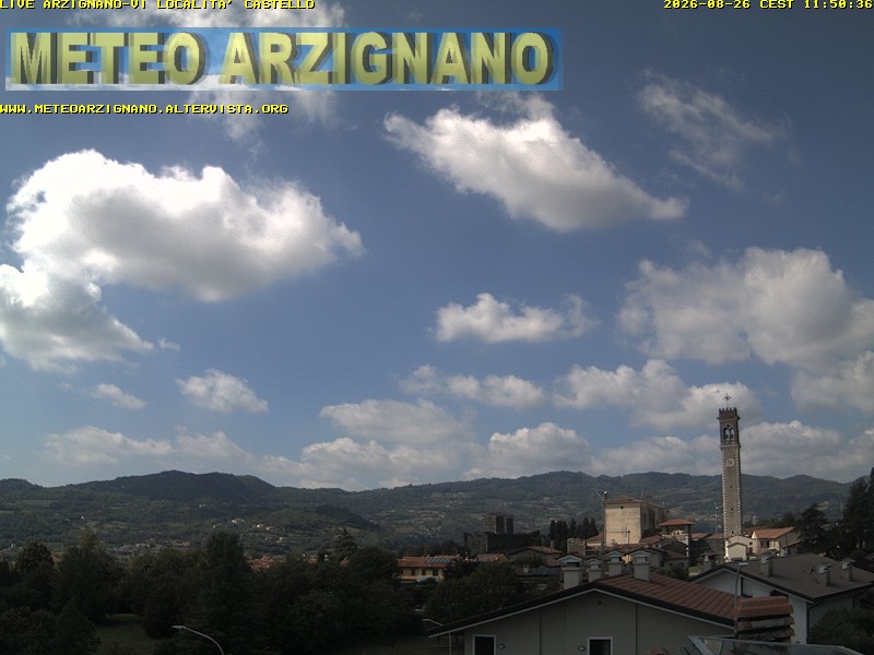 Webcam Arzignano: Panorama View