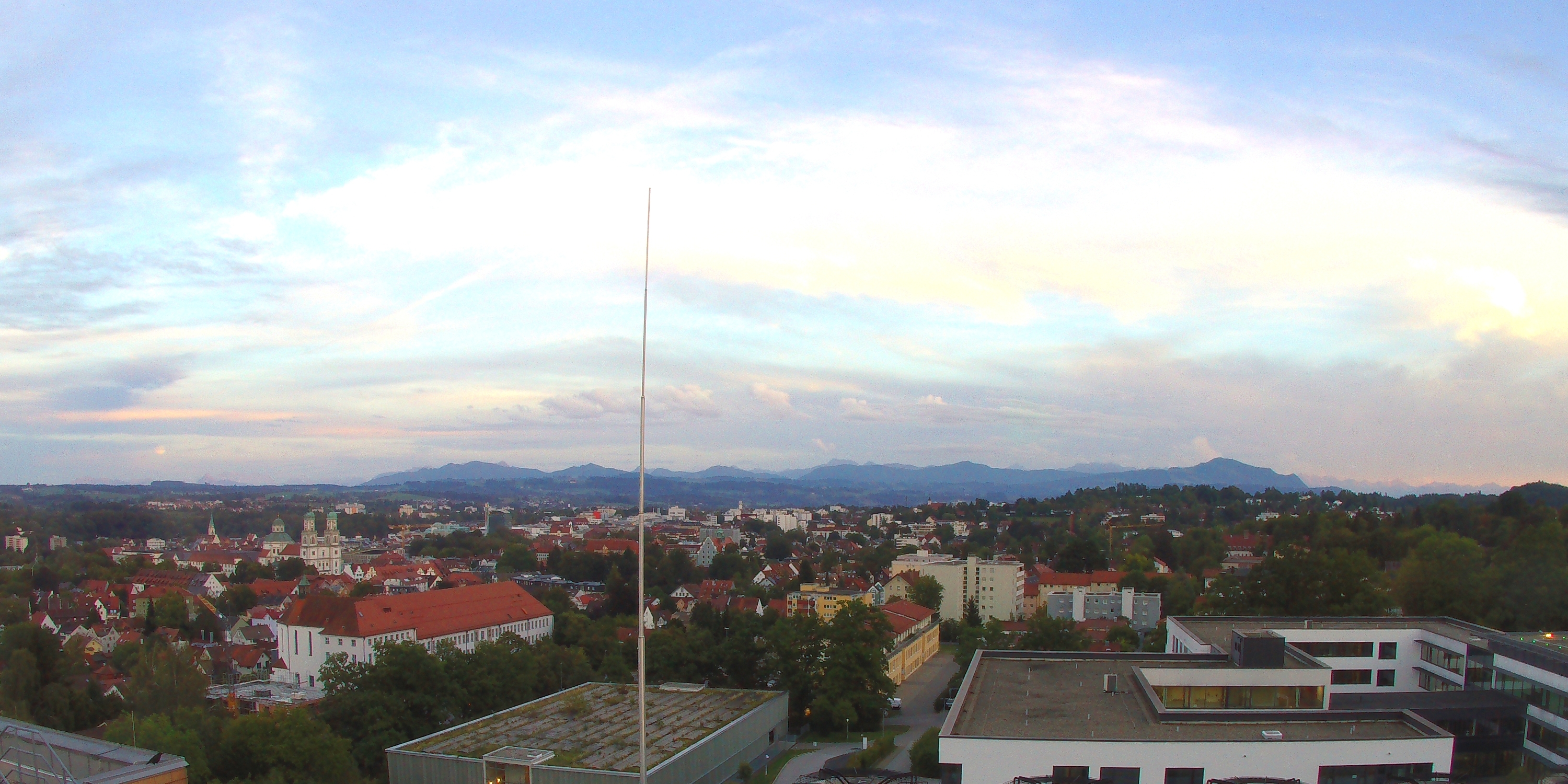 Webcam Kempten: Panorama over Kempten