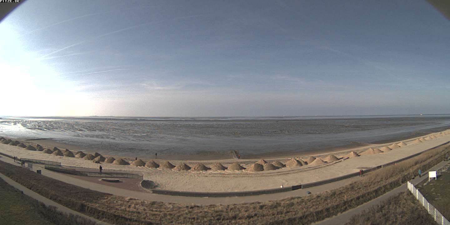 Webcam Duhnen: Wadden Sea at Cuxhaven-Duhnen