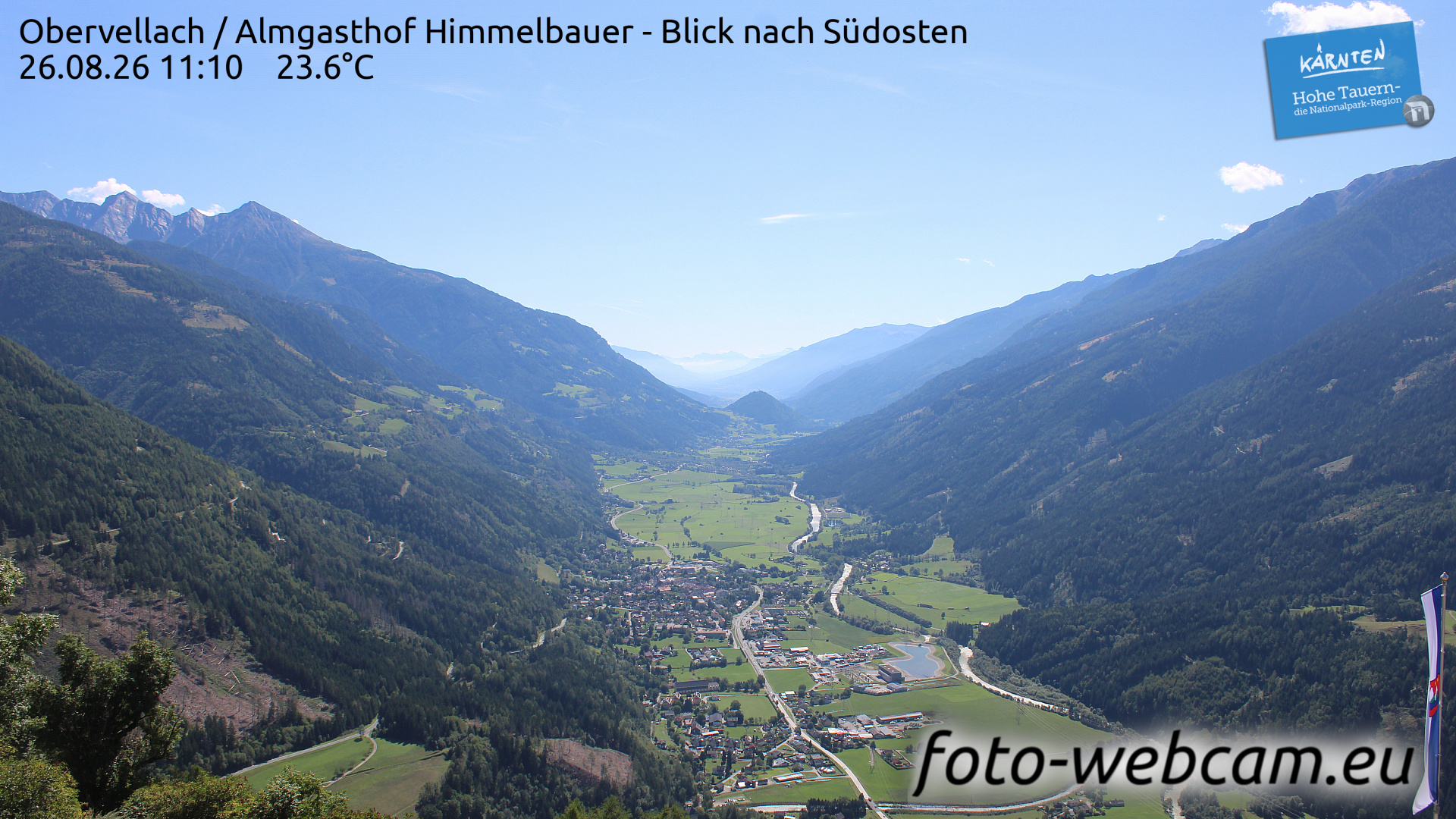 Webcam Obervellach: HD Panorama Obervellach