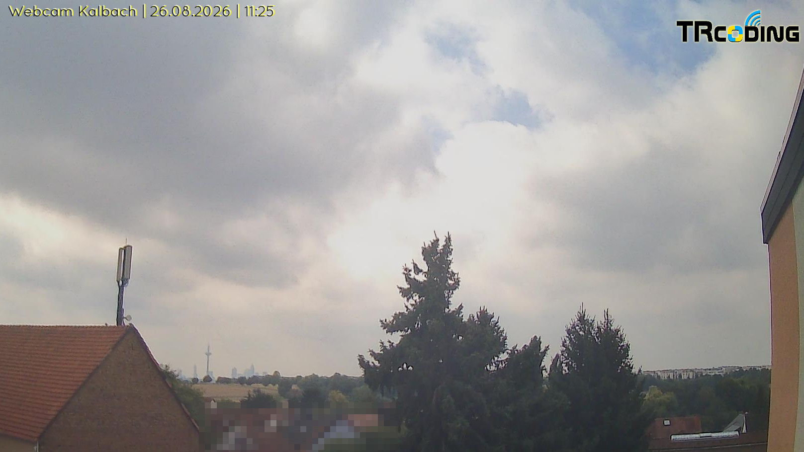 Webcam Kalbach: Skyline Frankfurt from Kalbach