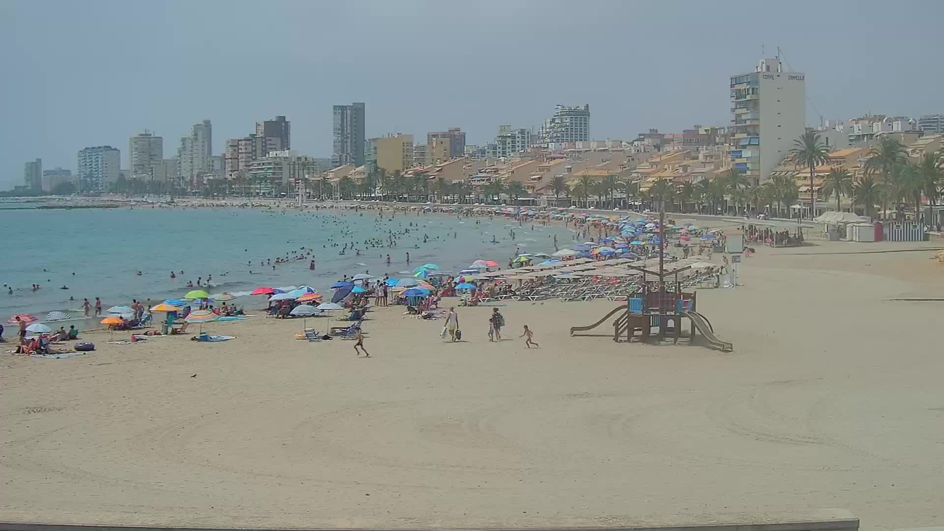 Webcam Campello: Playa Carrer