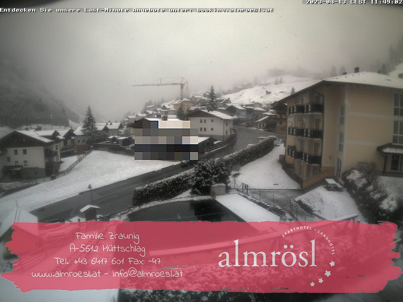 Webcam Hüttschlag: View of Hüttschlag