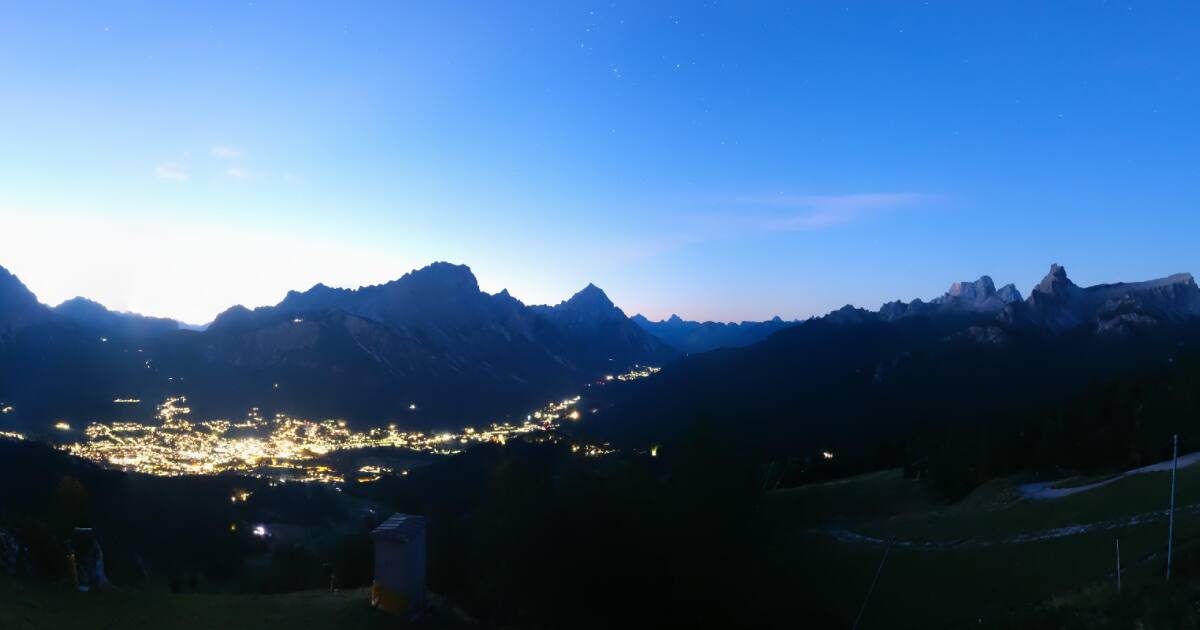 Webcam Cortina d'Ampezzo: PANOMAX Cortina d'Ampezzo - Duca d'Aosta (2092m)