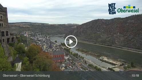Webcam Oberwesel: View onto Rhine River