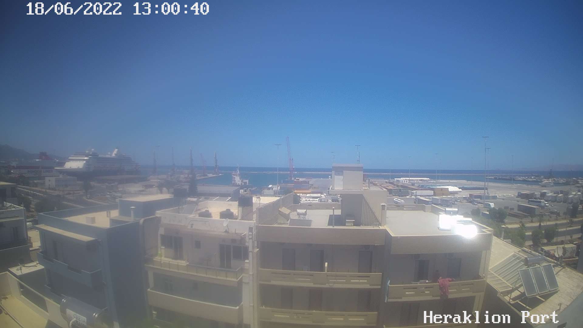 Webcam Heraklion (Crete): Port of Heraklion