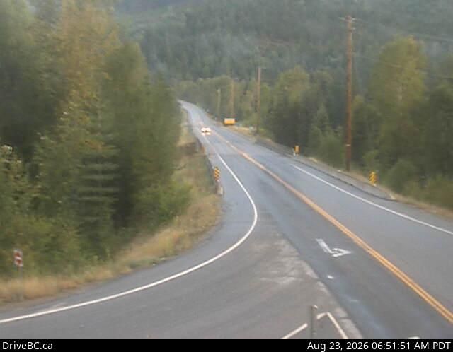 Salmo › North: Hwy 3 at Hwy 3B junction looking westbound
