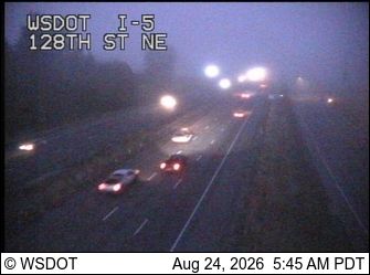 Everett: I-5 at MP 203.3: 128th St NE