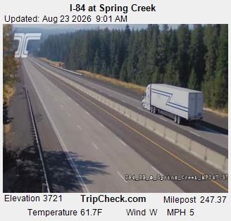 La Grande: I-84 at Spring Creek