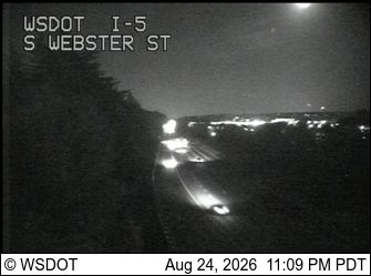 Seattle: I-5 at MP 160: S Webster St