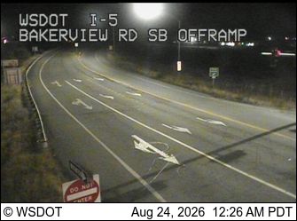 Bellingham: I-5 at MP 257.6: Bakerview, SB Offramp