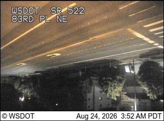 Kenmore: SR 522 at MP 8.1: 83rd Pl NE