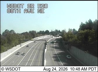 Clyde Hill: SR 520 at MP 4.9: 88th Ave NE
