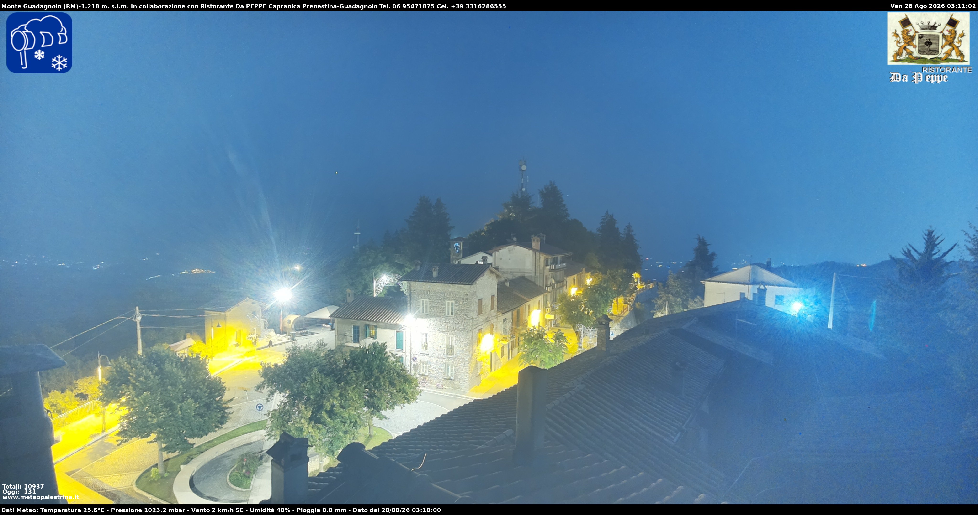 Webcam Guadagnolo: View towards the Apennine Mountains