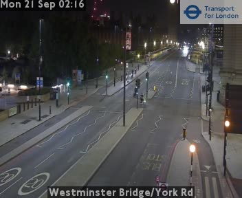 Webcam London: Traffic Westminster Bridge/York Rd