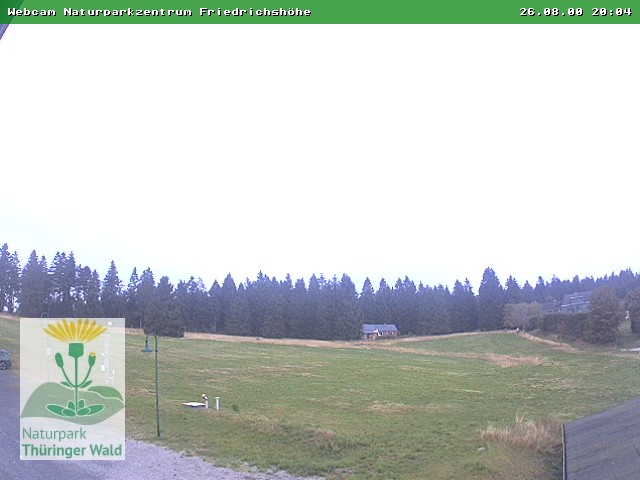 Webcam Friedrichshöhe: View towards the Rennsteig