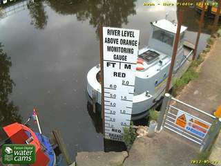 Webcam Wyre Piddle: River Avon at Wyre Piddle