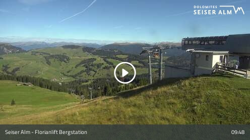 Webcam Seis am Schlern: Florianlift Bergstation