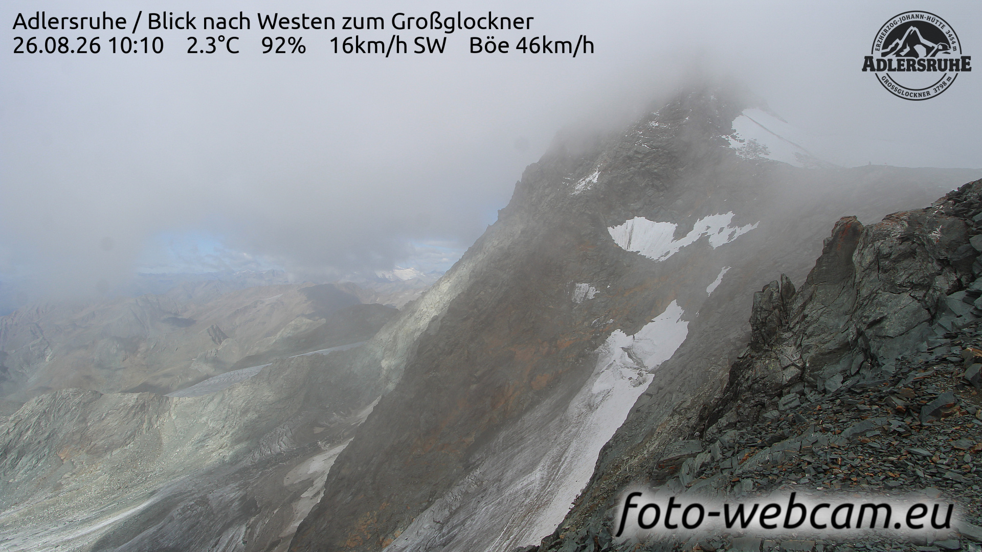 Webcam Glor-Berg: HD Panorama Adlersruhe South