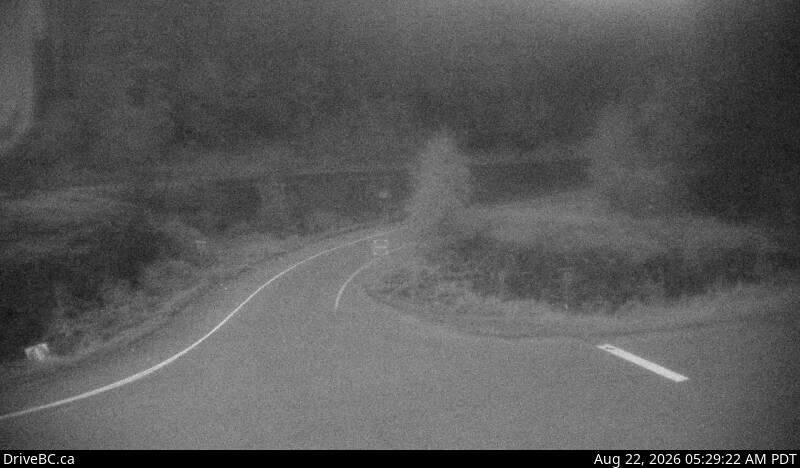 Harrison Hot Springs › South: Hwy 1 at Herrling Island overpass, looking south