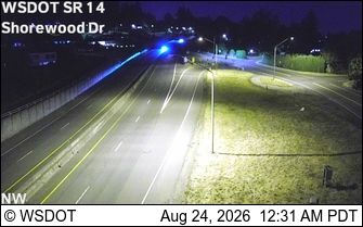 Vancouver: SR 14 at MP 3: Shorewood Dr