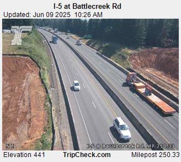 Salem: I-5 at Battlecreek Rd