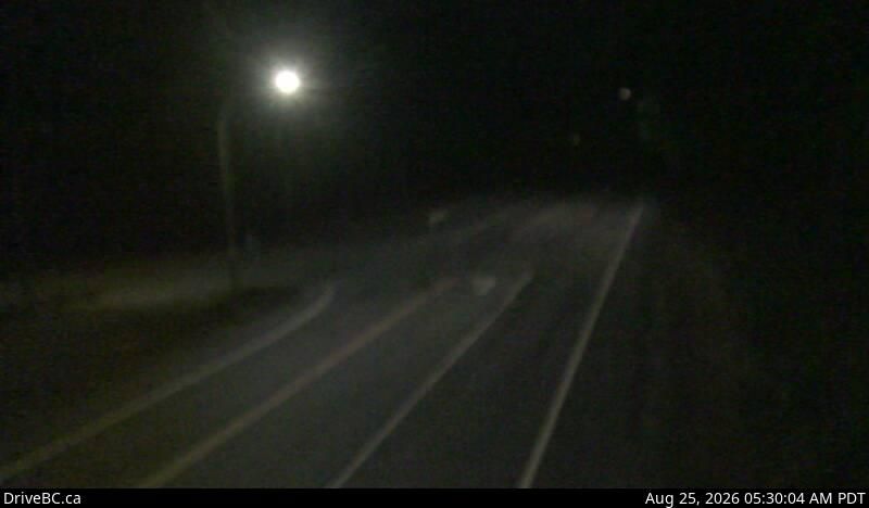 Lake Cowichan › West: Hwy 18, at Skutz Falls Road, looking west