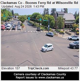 Wilsonville: Clackamas Co - Boones Ferry Rd at - Rd