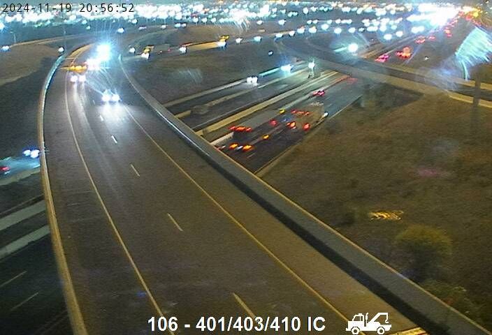 Mississauga: Highway 401 near Highway 410