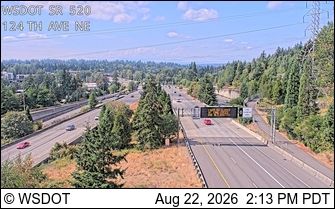 Bellevue: SR 520 at MP 7.6: 124th Ave NE