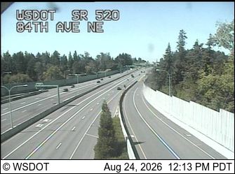 Clyde Hill: SR 520 at MP 4.5: 84th Ave NE