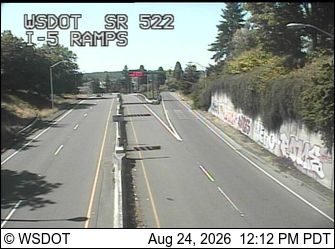 Roosevelt: SR 522 at MP 0.3: I-5 Ramps