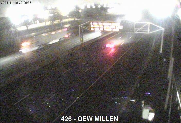 Hamilton: Queen Elizabeth Way near Millen Road