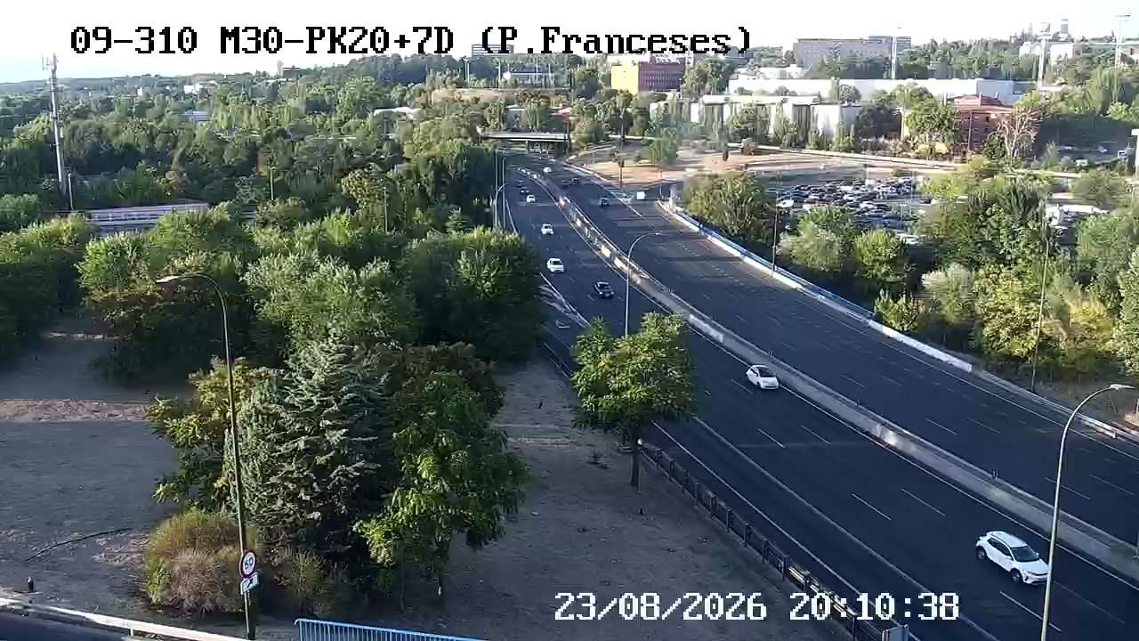 Madrid: M30 - PK20+700 D (PUENTE DE LOS FRANCESES)