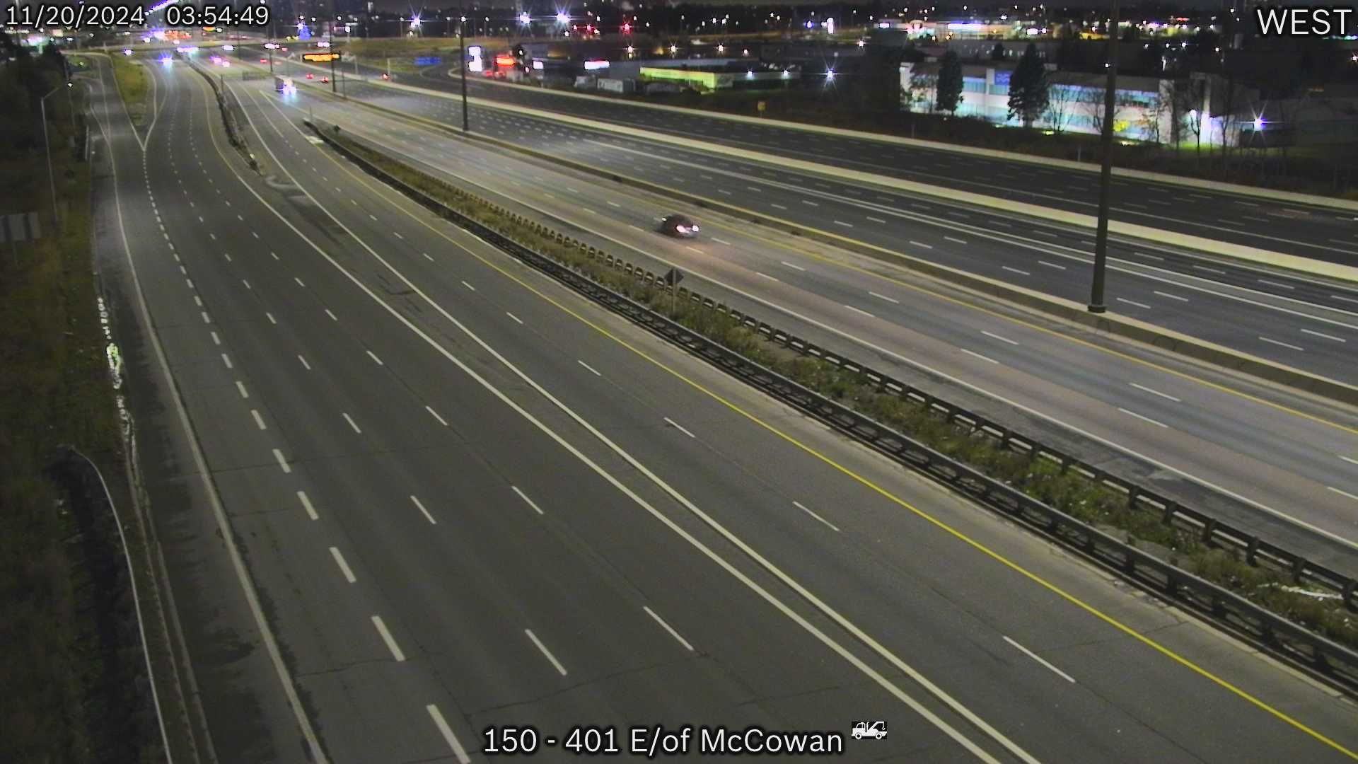 Scarborough: Highway 401 near Bellamy Road