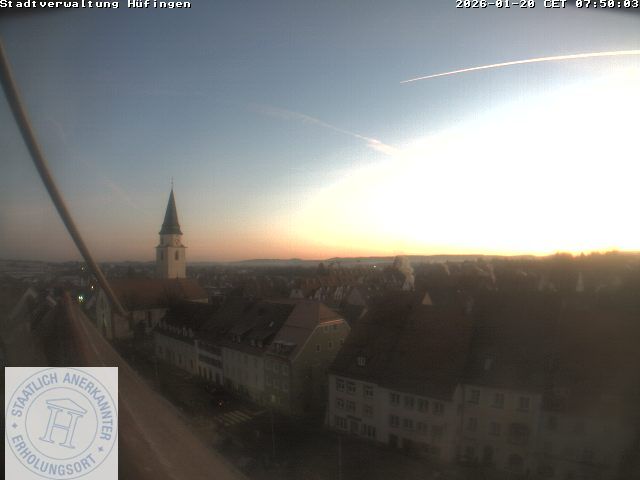 Hufingen: Stadtmitte (Rathausplatz)