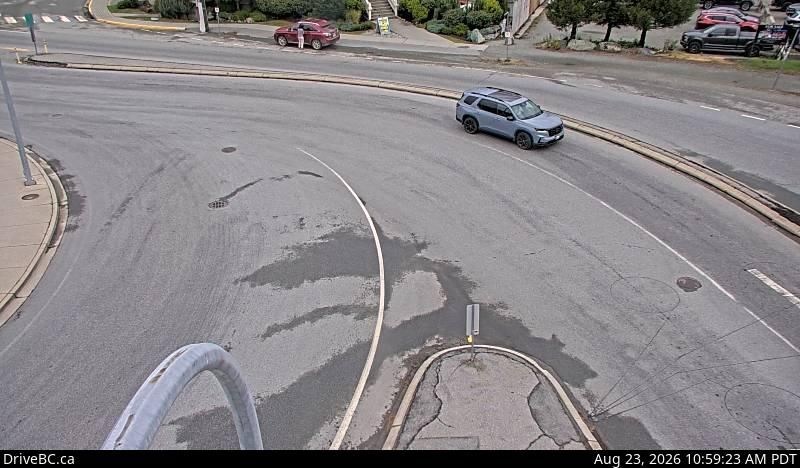 Pemberton › West: Hwy 99 at Portage Rd in - looking west