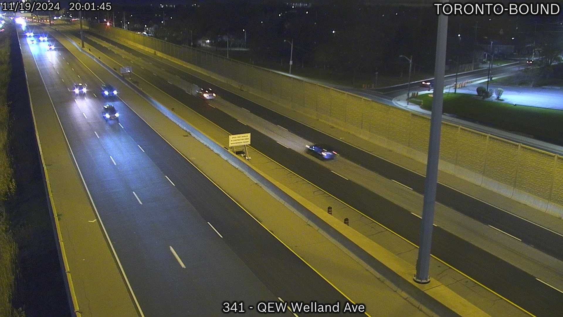 St. Catharines: QEW near Welland Avenue